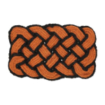 Uksematt 75x45 cm., oranž/must