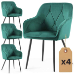 S&ouml;&ouml;gitoa toolide komplekt DIAMANTE, 4 tk, Rohelised, 54,5 &times; 82,5 &times; 58 cm