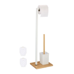 Tualetiharja komplekt Relaxdays, 2 varupeaga, 22 &times; 70,5 &times; 18 cm