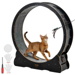 Kassijooksuratas VEVOR, &Oslash; 120 cm, Must, &Oslash; 120 &times; 127,5 cm
