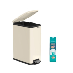 Automaatne pr&uuml;gikast SONGMICS, 50 l, Liivabeež, 51,6 &times; 64,8 &times; 25,5 cm