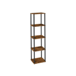Vabalt seisev riiul VASAGLE, 5 tasandit, 38 &times; 139 &times; 23,8 cm