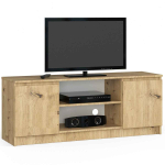 TV-laud RTV K140 2D 1P, 2 ust, pruun, 140 &times; 55 &times; 40 cm