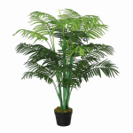 Kunstpalm, 18 lehte, potis, Roheline, &Oslash; 16 &times; 125 cm