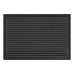 Uksematt Relaxdays 10054049_9466, 1 tk, Must, 60 &times; 40 &times; 1 cm