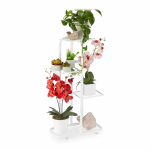 Lillealus &bdquo;Relaxdays&ldquo; 10036801_49, 4-astmeline, Valge, 44 &times; 81 &times; 24,5 cm