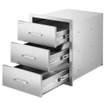 V&auml;lik&ouml;&ouml;gi sahtlikapp VEVOR SS-GL-01, 3 sahtlit, 46 &times; 59 &times; 59 cm