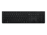 Klaviatuur Lenovo Professional Wireless Rechargeable Keyboard, Bluetooth, 2.4G, Hall