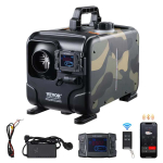 8 kW diiselk&uuml;tteseade 12V/24V Bluetoothi ​​ja kaugjuhtimispuldiga