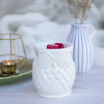 Aroomilamp Owl, Valge, 10 &times; 12 &times; 10 cm