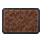 Uksematt Relaxdays 10054049_9475, 1 tk, Pruun/must, 60 &times; 40 &times; 1 cm