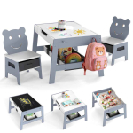 Laste laua ja toolide komplekt, 2 tooli, 69,85 &times; 45,72 &times; 60,96 cm