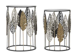 Kohvilaudade komplekt Foglie, 2 tk, 38 &times; 55 &times; 38 cm / 33 &times; 50 &times; 33 cm