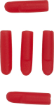 Rakendustorud ja -h&uuml;lsid Fox Rage Predator Treble Hook Sleeves punane suur