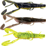Pehmed landid Fox Rage Critters UV Mixed Colour Pack, 9 cm mixed, 3 tk