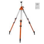 Laserloodiga m&otilde;&otilde;distusstatiiv, 5/8"-11 keermega, k&otilde;rgus 45-114 cm, vesiloodi ja libisemiskindlate jalgadega