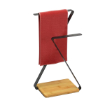 K&auml;ter&auml;tikuhoidja Relaxdays, 2 pulka, Must, 26,5 &times; 36,5 &times; 15 cm