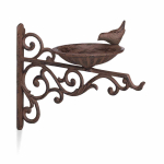 Linnujootja Relaxdays 10022971, seinale kinnitatav, Pruun, 28 &times; 24 &times; 14 cm
