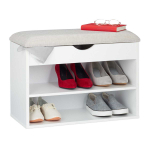 Esikupink Relaxdays 10029598.0, 2 sektsiooni, 62 &times; 45 &times; 30 cm
