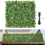 Kunstluuderohu piirdeaed VEVOR JN-LF-02, 2 paneeli, Roheline, 64,9 &times; 310 cm