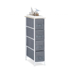 Elutoa riiul 76x20x48cm., hall/valge