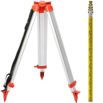 Alumiiniumist statiiv 1,65 m koos 5 m laserloodiga, 5 sektsiooni