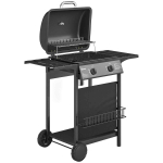 Gaasigrill, 2 p&otilde;letit, 99 &times; 95 &times; 56 cm
