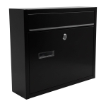 Postkast Relaxdays 10051671_46, DIN C4, Must, 36 &times; 31 &times; 10 cm