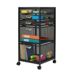 Kontorikapp Relaxdays 10053495_1676, 5 sahtlit, 27,5 &times; 59 &times; 35 cm