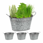 Lillepottide komplekt Relaxdays 10037395.0, 4 tk, 29 &times; 15,5 &times; 17,5 cm