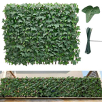 Lahtik&auml;iv kunsttaimede piirdeaed VEVOR JN-LF-01, 1 paneel, Roheline, 63,5 &times; 320 cm
