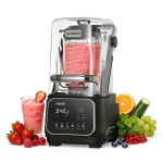 Lauapealne blender VEVOR HS-608C, 2 l, 2200 W, Must, 280 &times; 245 &times; 480 mm