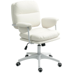 Kontoritool Homcom 65x64x98cm, valge v&auml;rv