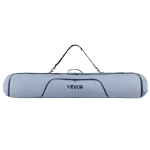 Polsterdatud lumelauakott kuni 165 cm, veekindel Oxford-kangas, hall
