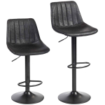 Baaritoolide komplekt, 2 tk, 46,5 &times; 43 &times; 89&ndash;110 cm