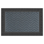 Uksematt Relaxdays 10054049_9472, 1 tk, Must/hall, 60 &times; 40 &times; 1 cm