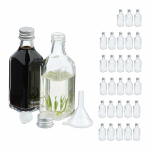 Klaaspudelid Relaxdays, 30 tk, 50 ml, 10 &times; 3,5 &times; 3,5 cm