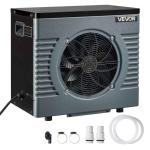 Basseini soojuspump VEVOR VDPYCE-40M, 8&ndash;15 m&sup3;, 60,5 &times; 53,5 &times; 42 cm