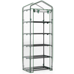 Minikasvuhoone, 5 riiulit, 68,58 &times; 48,26 &times; 190,5 cm