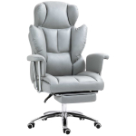 Kontoritool Homcom 74x65x128cm, hall/h&otilde;bedane v&auml;rv