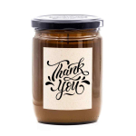 L&otilde;hnak&uuml;&uuml;nal Mad Candle, &bdquo;Thank You&ldquo;, &Oslash; 6 &times; 7 cm