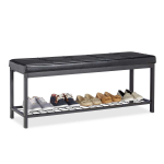 Jalan&otilde;upink Relaxdays, XXL polsterdatud istmega, 115 &times; 49 &times; 40 cm