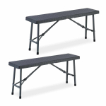 &Otilde;uepingid Relaxdays 10049575.0, 2 tk, Hallid, 102 &times; 42 &times; 25 cm