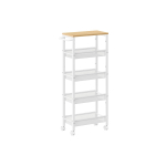 K&ouml;&ouml;giriiul 22x45.4x99.6cm., valge/helepruun