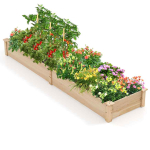 T&otilde;stetud peenar 228x62x25cm, heledapruuni v&auml;rvusega