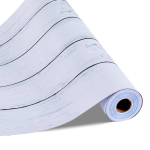Isekleepuv vin&uuml;&uuml;ltapeet, valge puidutekstuur, 45x12 m, veekindel