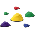 Tasakaalukivide komplekt, 6 tk, Mitmev&auml;rviline, 37,5 &times; 37,5 &times; 16 cm