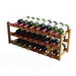 Veinipudelite riiul Relaxdays, 24 pudelile, 78 &times; 28 &times; 21 cm
