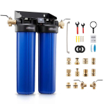 Deioniseeritud vee s&uuml;steem VEVOR PRS-207XCGB, 2 &times; 4 l DI-vaiku, 360 &times; 210 &times; 665 mm