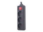 Pikendusjuhe EnerGenie EG-PSU3F-01, 3 pistikupesa, 10 A